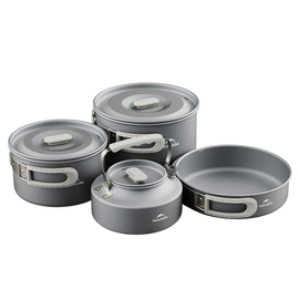 Набор туристической посуды Naturehike CNK2450CF010 алюминий (6976507663281)