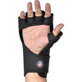 Перчатки для ММА RDX F17 Grappling Gloves Aura Black/Red L (GGR-F17BR), Размер: L, Цвет: Чёрный/Красный, изображение 3