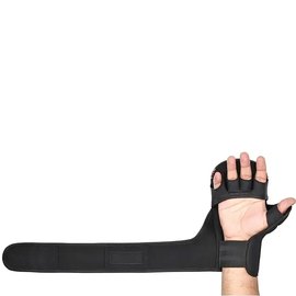 Перчатки для ММА RDX F17 Grappling Gloves Shooter Aura Black/Red XL (GSR-F17BR), Размер: XL, Цвет: Чёрный/Красный, изображение 4