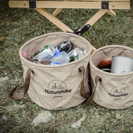 Складне відро для води Naturehike NH20SJ040, 20 л, коричневий (6927595764633), зображення 6