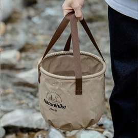 Складне відро для води Naturehike NH20SJ040, 20 л, коричневий (6927595764633), зображення 3