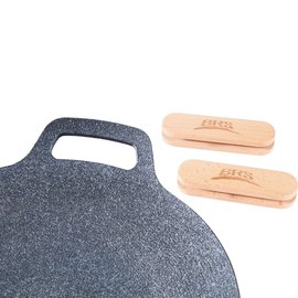 Сковородка-садж BRS P27B с ручками серый (BRS-P27b), изображение 4