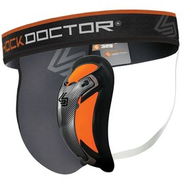 Захист паху Shock Doctor 329 Supporter with Ultra Carbon Flex Cup Grey XL (329-GR-XL), Розмір: XL