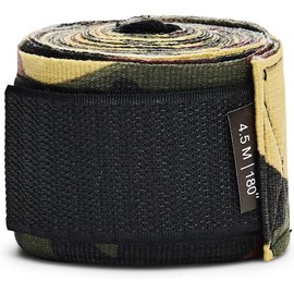Бинты боксерские Leone AB705 Green Mimetic 4,5 м (AB705_G/Mimetic_450), изображение 4