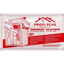 Биоактиватор для уличных туалетов Profi Plus Septic 100 г (4 шт по 25 г), изображение 2