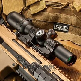 Прицел оптический Barska AR6 Tactical 1-6x24 (IR Mil-Dot R/G) 922719