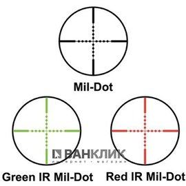 Прицел оптический Barska AR6 Tactical 1-6x24 (IR Mil-Dot R/G) 922719