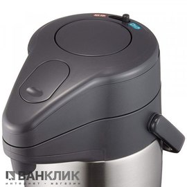Термос Zojirushi с помпой 2.2 л серебро SR-CC22XA