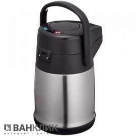 Термос Zojirushi с помпой 2.2 л серебро SR-CC22XA