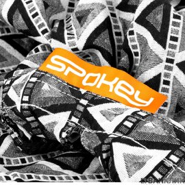Кресло-гамак Spokey Bench etno gray triangles 921916, изображение 3