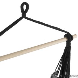 Кресло-гамак Spokey Bench etno gray triangles 921916, изображение 4