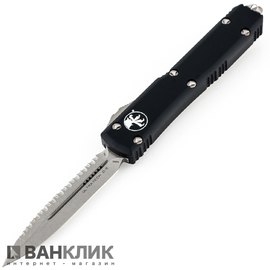Нож Microtech Ultratech Double Edge Stonewash FS, серрейтор 122-12