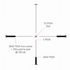 Приціл оптичний Hawke Vantage 30 WA 1-4x24 (L4A IR Dot) 925691, зображення 3