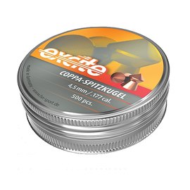 Свинцовые пули H&N Copper Spritzkugel, 500 шт/уп, 0,49 г 4,5 мм (98814500025)