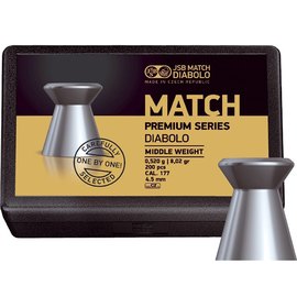 Свинцовые пули JSB Match Premium middle 4.49 мм, 0.52 г 200 шт (1014-200)