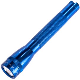 Фонарь Mini Maglite AA (голубой) и 2 батарейки в подарочной коробке (M2A11LR)