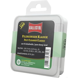 Патч для чищення Ballistol повстяний класичний 6.5 мм 60 шт/уп 23196