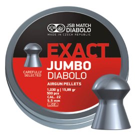Свинцовые пули JSB Diabolo Exact Jumbo 5.5 мм, 1.03 г 500 шт (546245-500), Количество в упаковке: 500 шт.