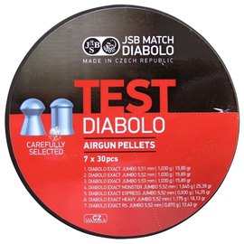 Свинцовые пули JSB Diabolo Test Exact Jumbo 5.5 мм, 1.03 г 210 шт (2004-210)