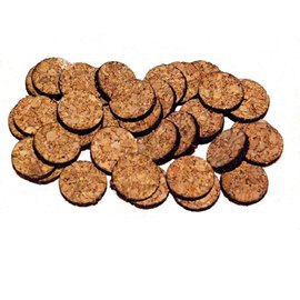 Пыжи пробковые добавочные армированные 3 мм (100 шт./уп.) кал. 12 (061512)