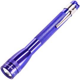 Фонарь Mini Maglite AAA (пурпурный), карманный клип и 2 батареи (M3А986R)