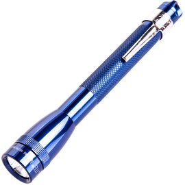 Фонарь Mini Maglite AAA (темно-синий), карманный клип и 2 батареи (M3АFD6R)