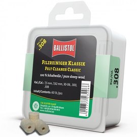 Патч для чищення Ballistol повстяний класичний .308 60 шт/уп 23206