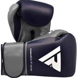 Боксерські рукавички RDX Leather Pro C4 Blue 12 ун. (2389_40267), Вага: 12 унцій, зображення 2