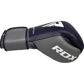 Боксерские перчатки RDX Leather Pro C4 Blue 14 ун. (2390_40267), Вес: 14 унций, изображение 6