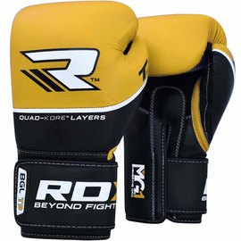 Боксерские перчатки RDX Quad Kore Yellow 10 ун.(877_10126), изображение 2