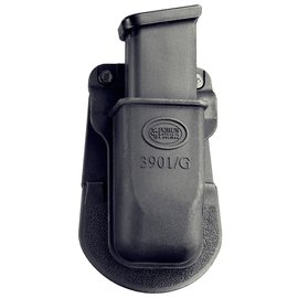 Кобура-подсумок Fobus для одного магазина Glock 17,19, с поясным фиксатором, черный (3901 G)