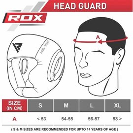 Боксерский шлем с защитой подбородка RDX WB M (79_10514), Размер: M, изображение 6