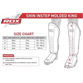 Накладки на ноги, защита голени RDX Molded M (151_10809), Размер: M, изображение 3