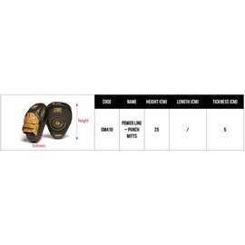 Лапы боксерские Leone Power Line Black (2574_500103), изображение 6