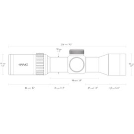 Прицел Hawke Compact 1.5-6x36, 30 мм, XB30 SR (12226), изображение 3