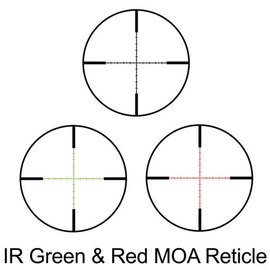 Прицел оптический Barska Level 6-24x56 (IR MOA R/G) + Rings 925759, изображение 3