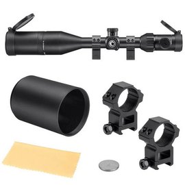 Прицел оптический Barska Level 6-24x56 (IR MOA R/G) + Rings 925759, изображение 5