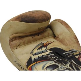 Боксерські рукавички RDX T14 HARRIER Brown Tattoo 12 ун. (2676_40285), Вага: 12 унцій, зображення 6