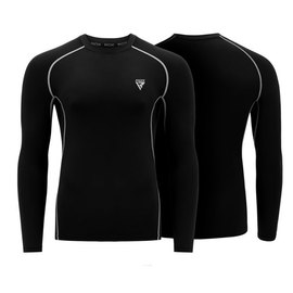 Рашгард с длинным рукавом RDX Lycra Black 2XL (2690_40281), Размер: 2XL, изображение 3