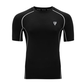 Рашгард с коротким рукавом RDX Lycra Black XL (2684_40283), Размер: XL, изображение 4
