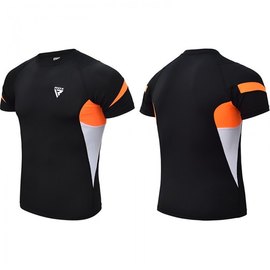 Рашгард с коротким рукавом RDX Lycra Orange L (1756_40244), Размер: L, изображение 4