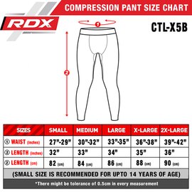 Штаны компрессионные RDX Lycra Black XL (2694_40282), Размер: XL, изображение 6
