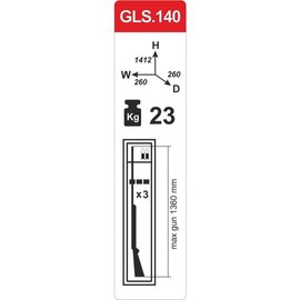 Сейф оружейный Griffon GLS.140.K, изображение 2