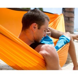Одноместный туристический гамак La Siesta Colibri orange CLH15-5, Цвет: Оранжевый, изображение 2