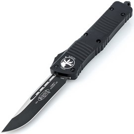 Ніж Microtech Combat Troodon Drop Point Black Blade Tactical 143-1T, Колір: Чорний