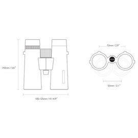 Бінокль Hawke Endurance Top Hinge ED 10x42 (Green) 921693, зображення 3