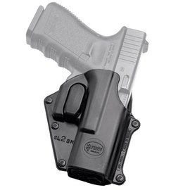 Кобура Fobus для Glock 17,19 с креплением на ремень, поворотная, замок на скобе, черный (GL-2 SH BH RT)