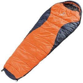 Спальный мешок Deuter Dream Lite 400, sun orange-midnight, правый (4932888300), Сторона застежки: Правая, Цвет : Orange/Midnight