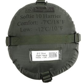 Спальник Snugpak Softie 10 Harrier RH -7&deg;c,/-12, 220х80, 1,75 кг, olive (1568.10.13), Сторона застежки: Правая, Цвет : Olive, изображение 3