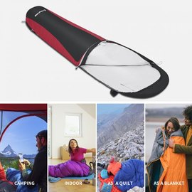 Спальный мешок KingCamp Breeze 70 L Black KS2020, Цвет : Чёрный, изображение 5